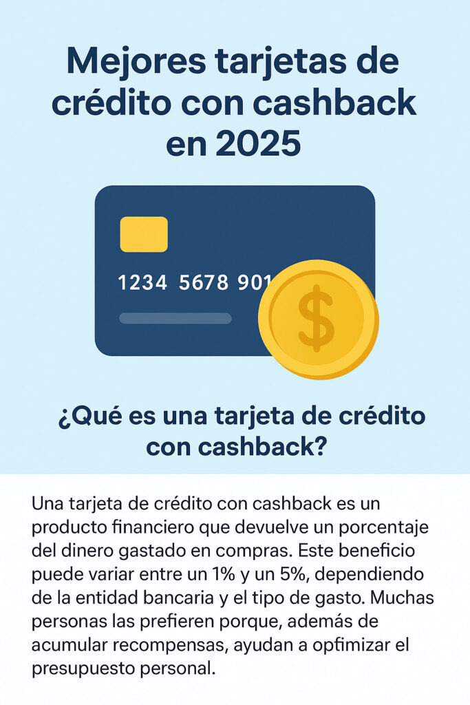 mejores tarjetas de crédito con cashback 2025